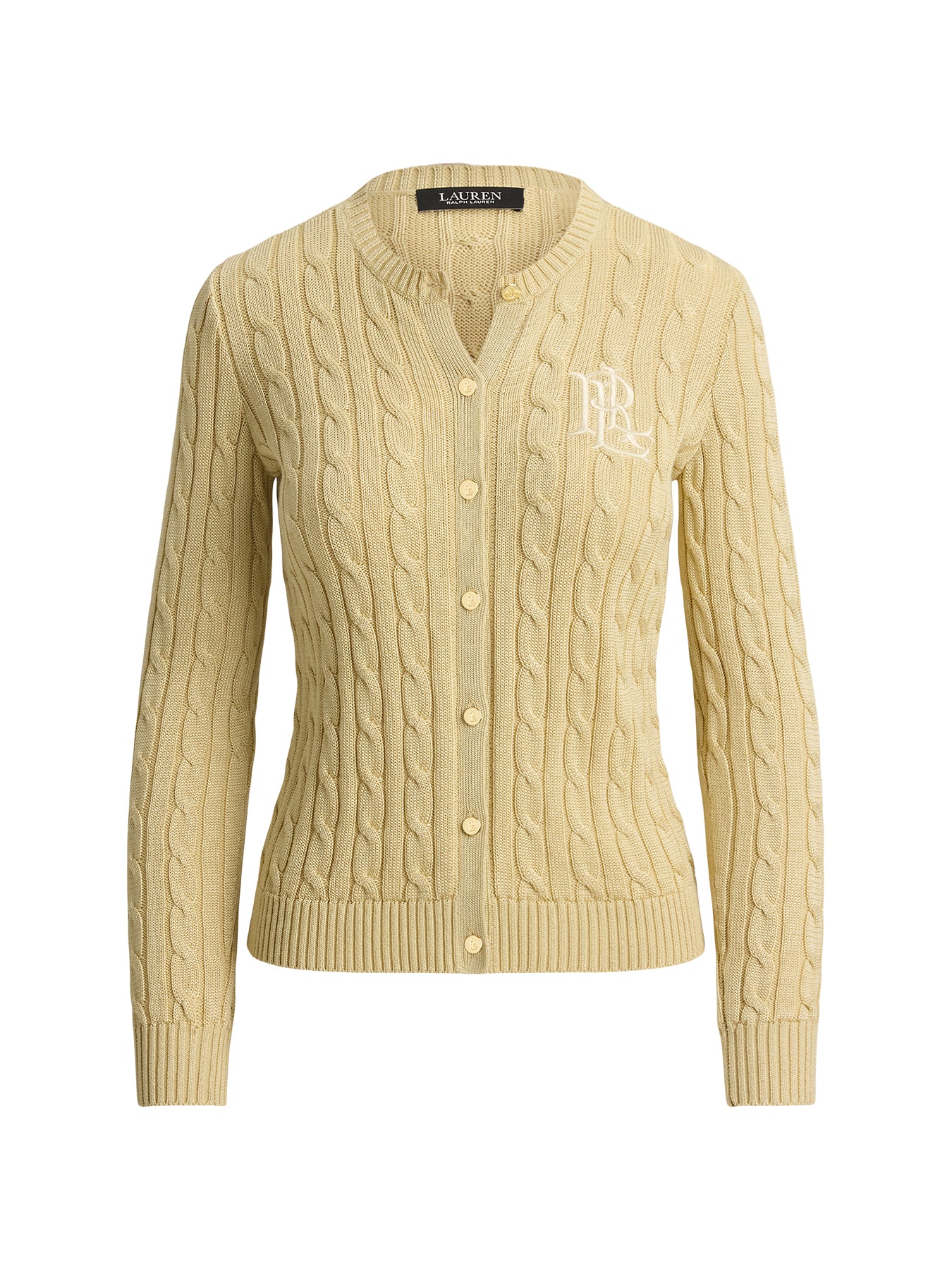 Ralhan Crew Neck Cardigan Beige