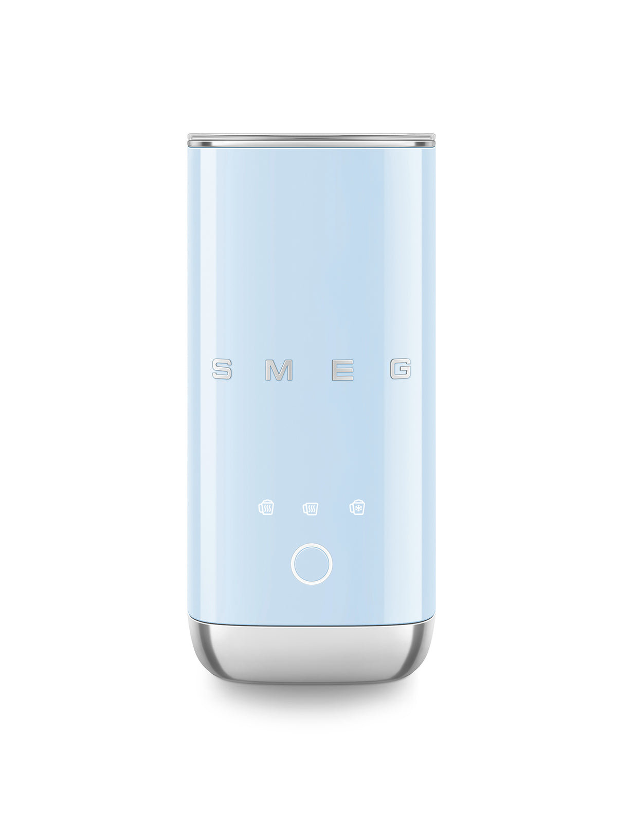 Mini Milk Frother in Pastel Blue