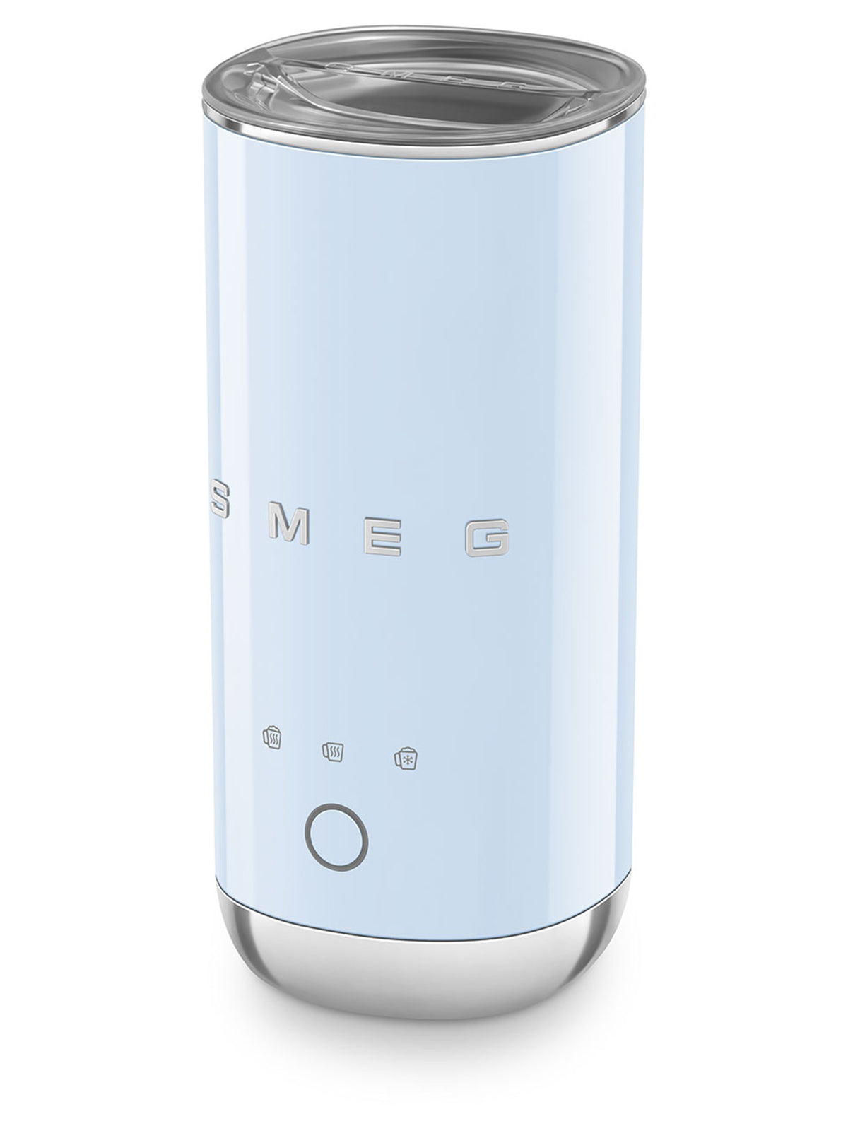 Mini Milk Frother in Pastel Blue