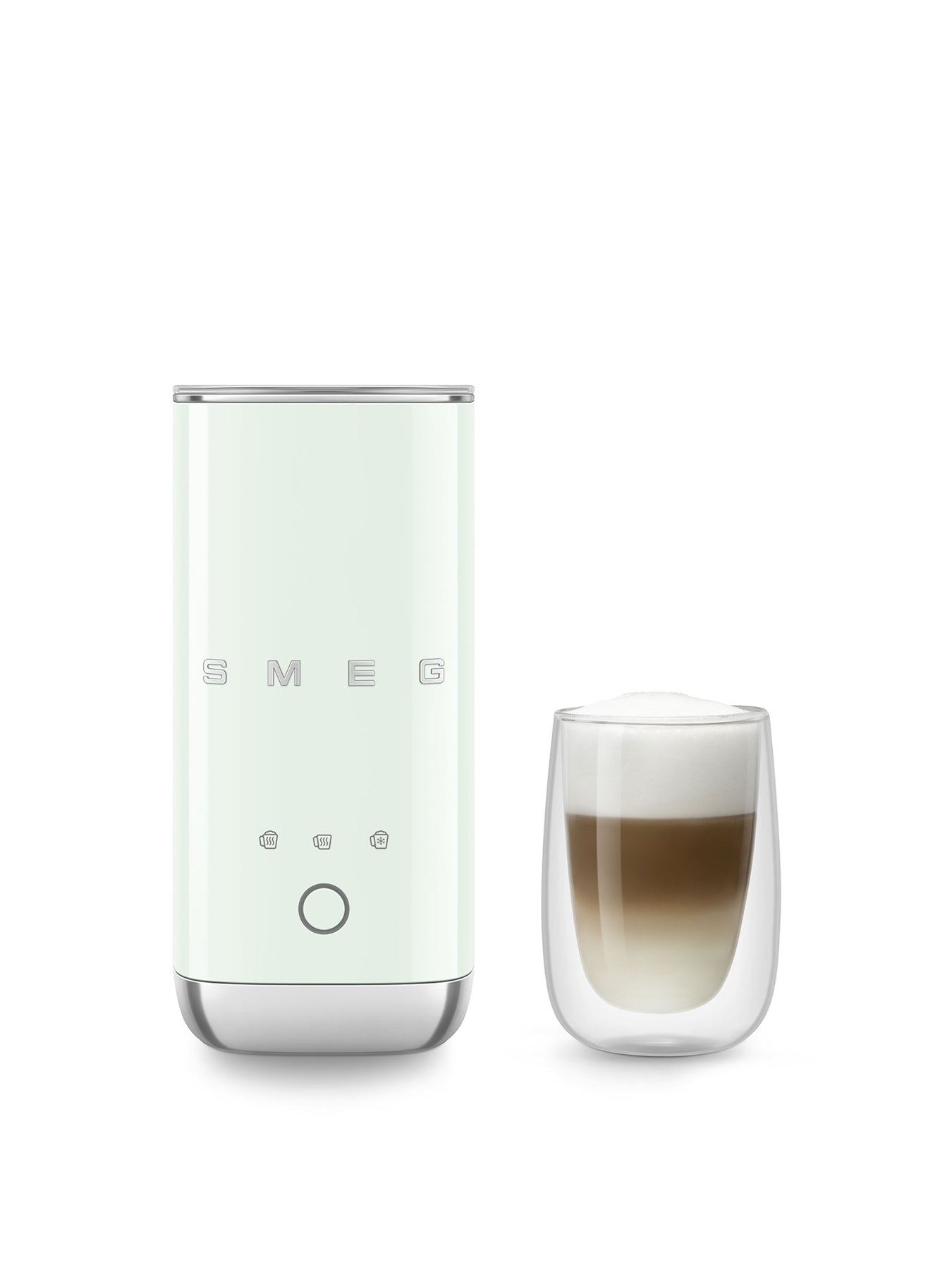 Mini Milk Frother in Pastel Green