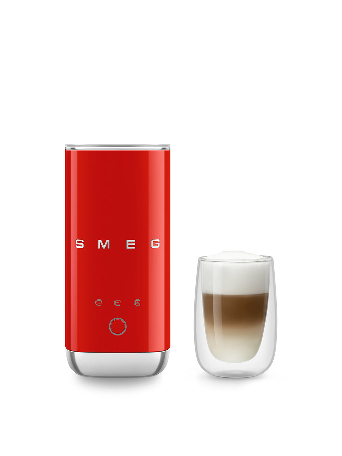 Mini Milk Frother Red