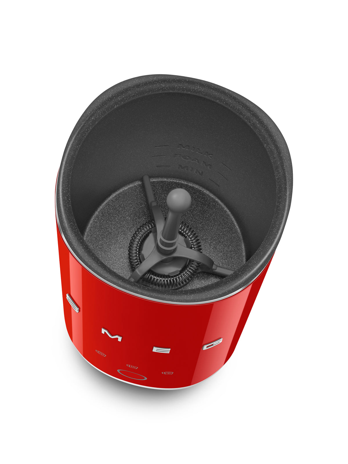 Mini Milk Frother Red