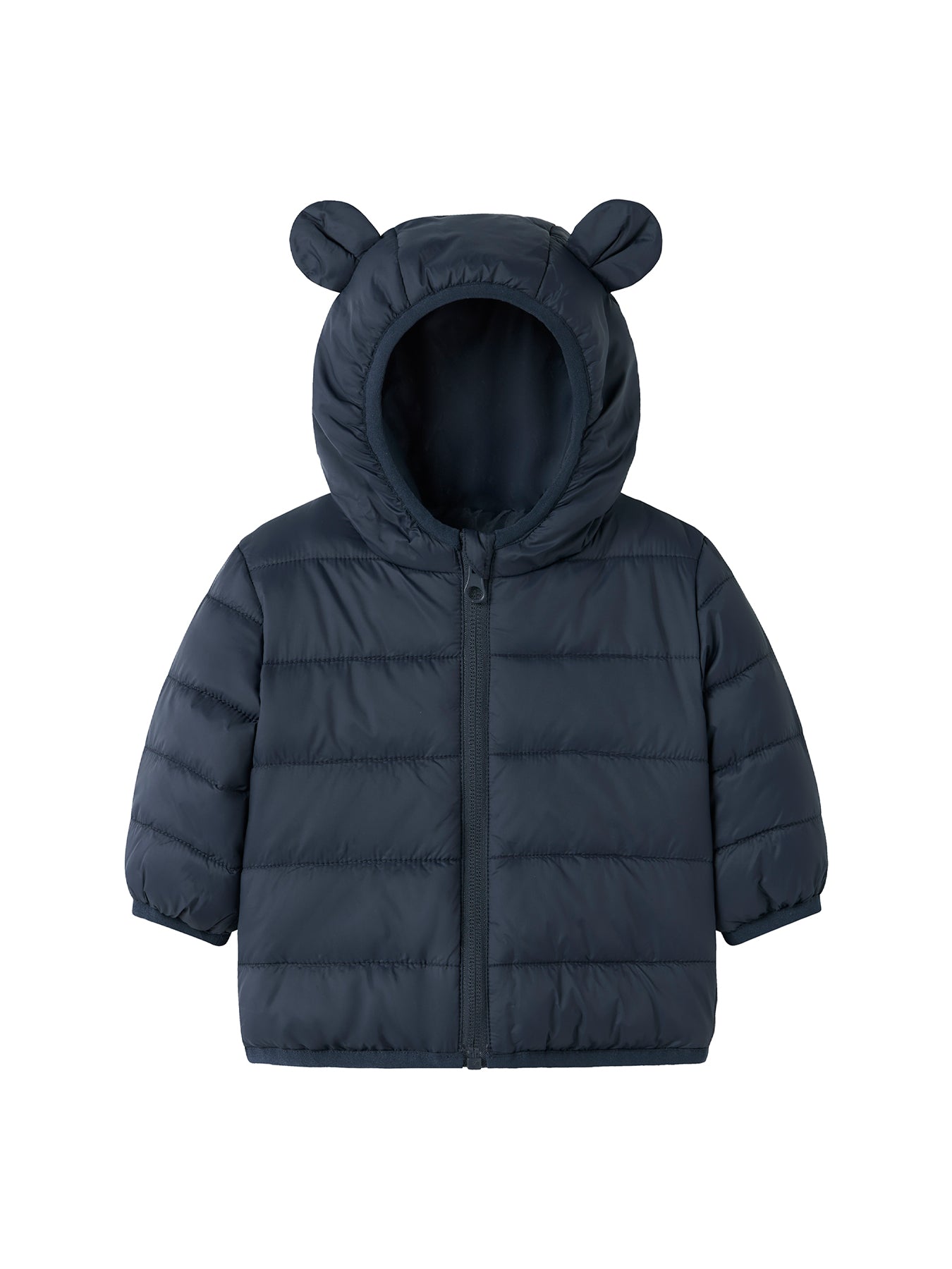 Marble Nylon Baby Jacket Navy