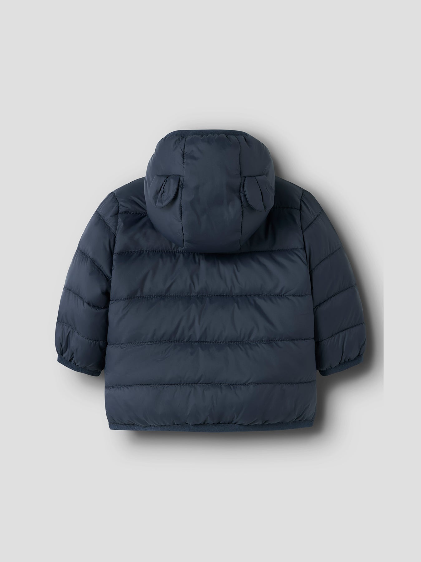 Marble Nylon Baby Jacket Navy