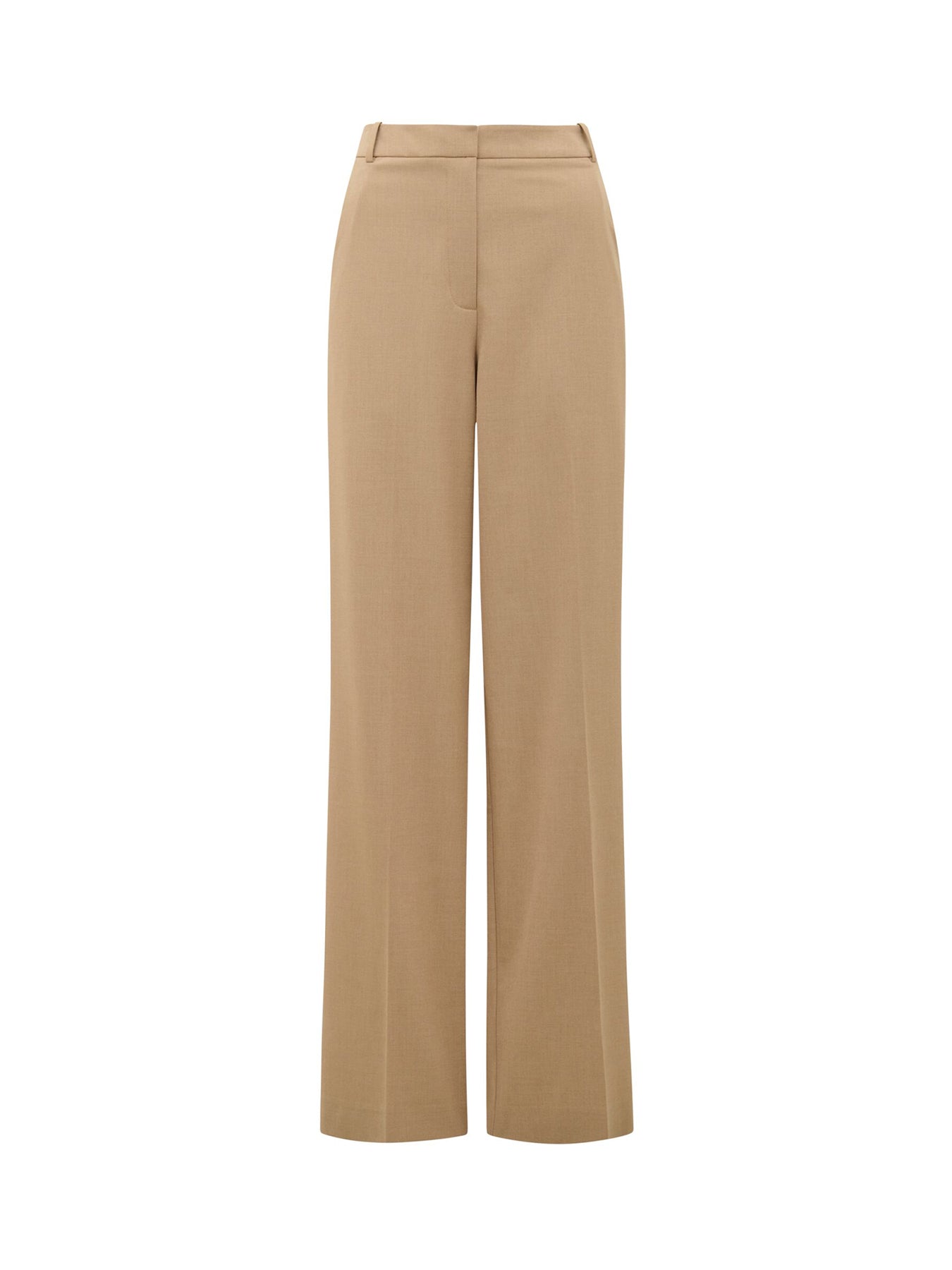 Sophia Wide Leg Trousers Beige