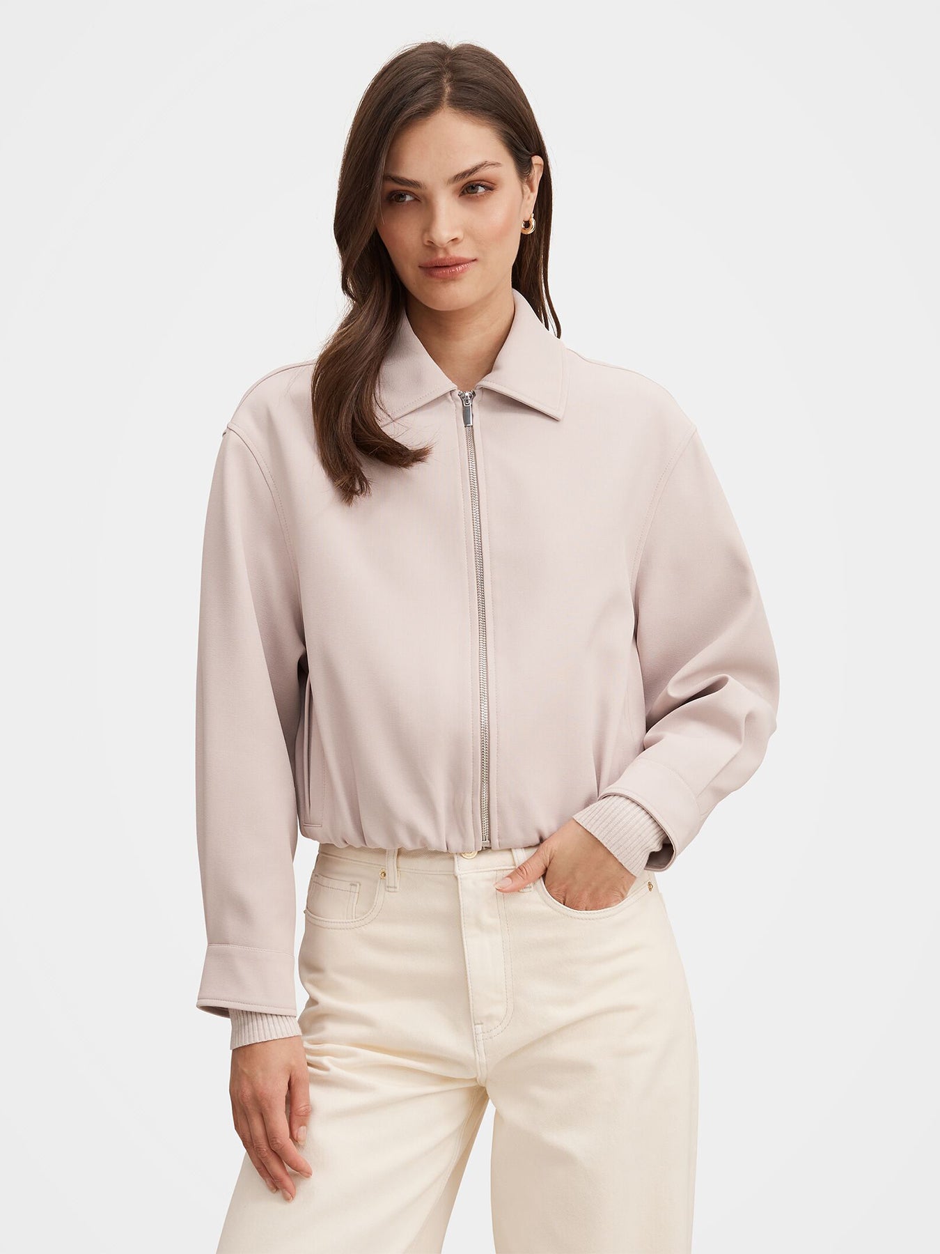 Alexia Collar Jacket Neutral