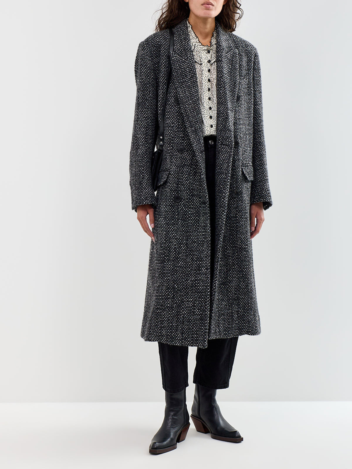 Pilda Wool & Silk Blend Coat