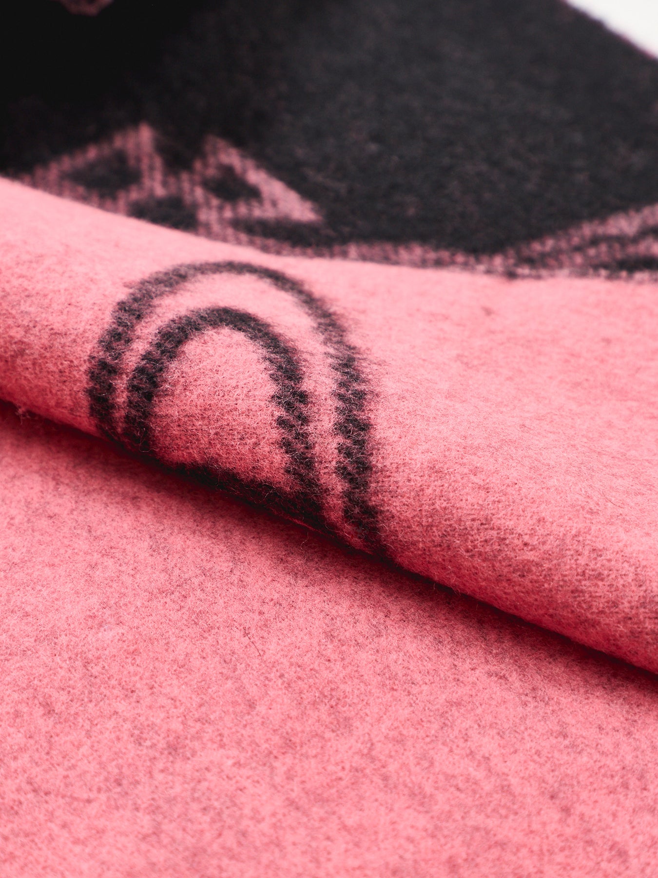 Double Face Orb Logo Scarf Pink
