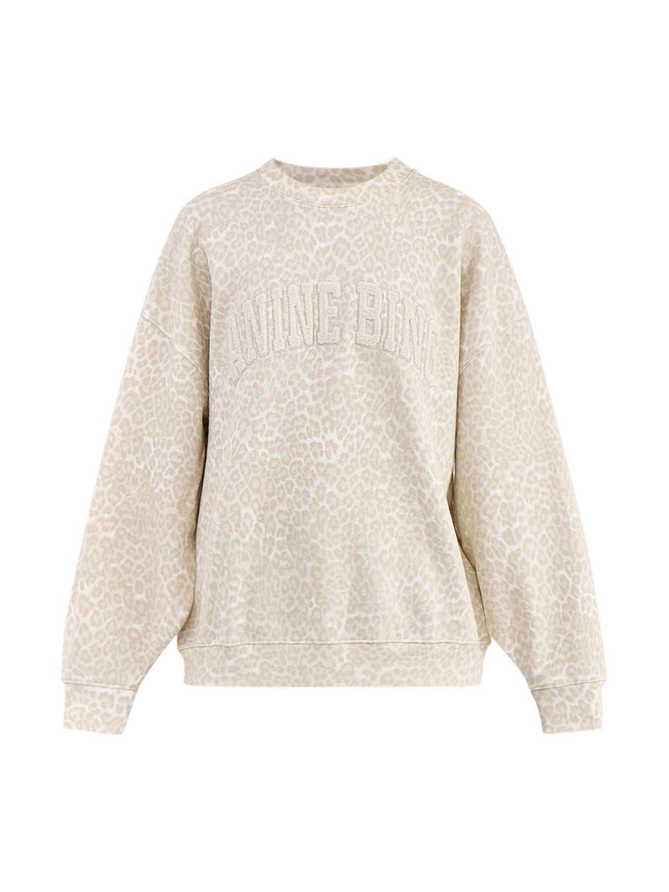 Miles Leopard Sweatshirt Cream