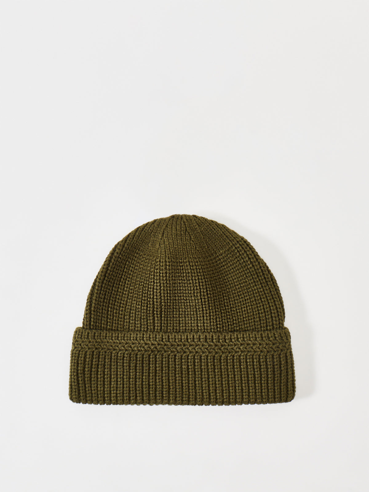 Wool Artichoke Beanie - Olive