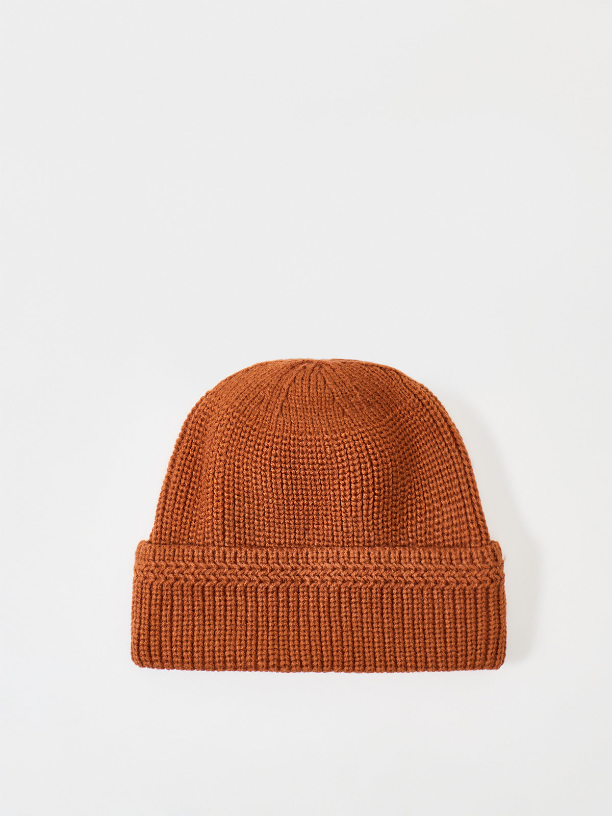 Wool Artichoke Beanie - Burnt Orange