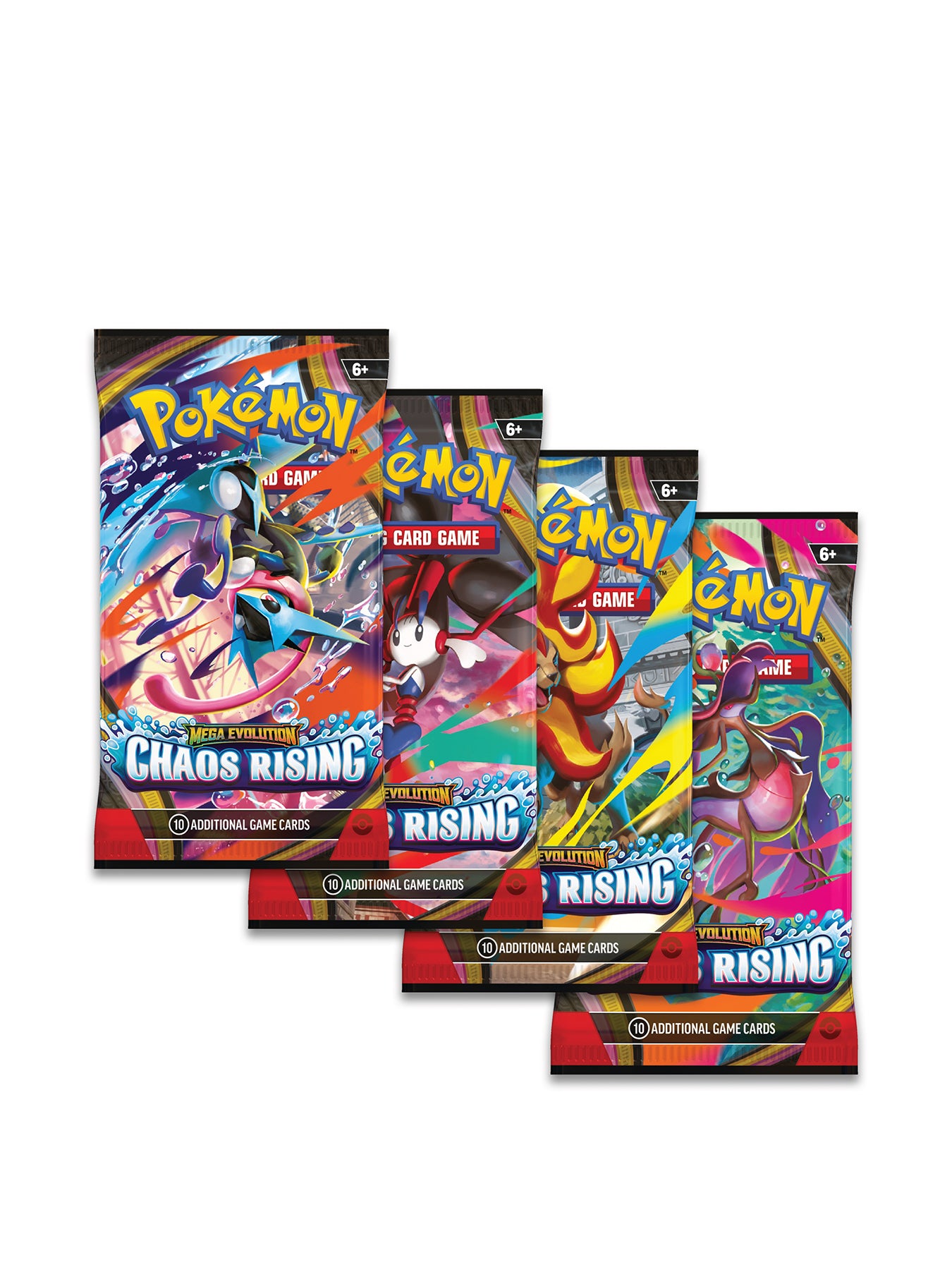Pokemon TCG Mega Evolution Chaos Rising Single Card Booster Pack