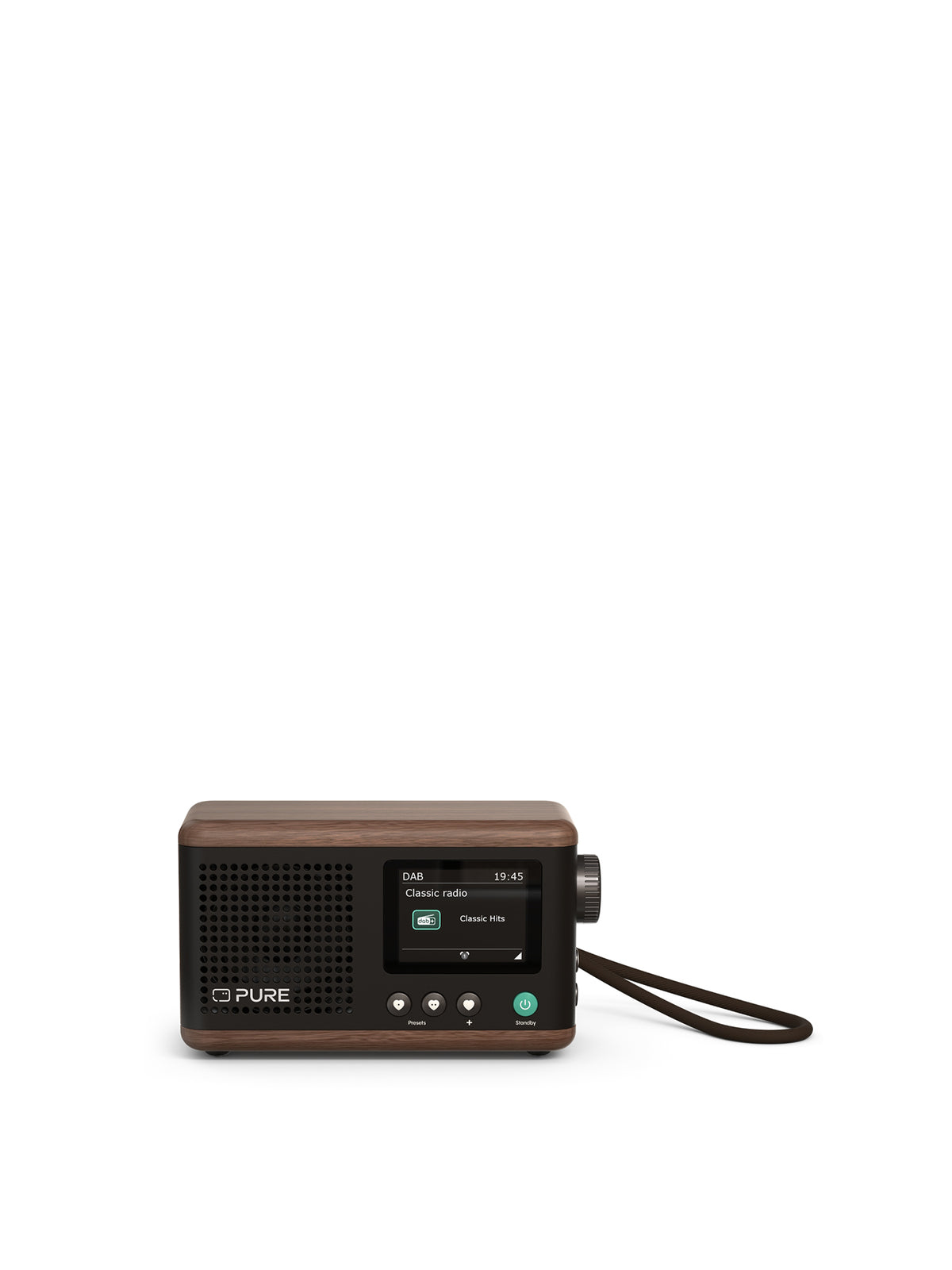 Classic Mini Portable DAB Digital Radio Black