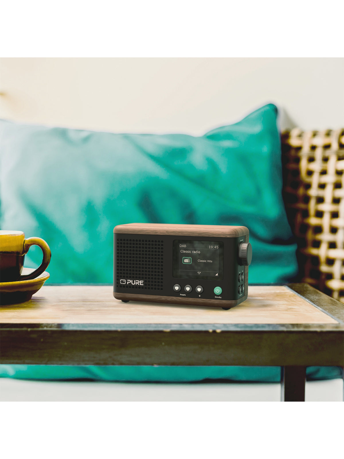 Classic Mini Portable DAB Digital Radio Black