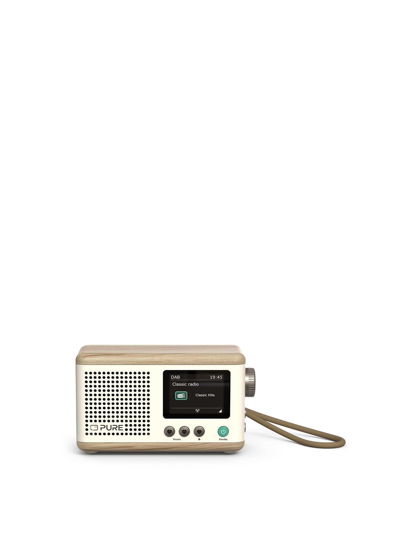 Classic Mini Portable DAB Digital Radio White