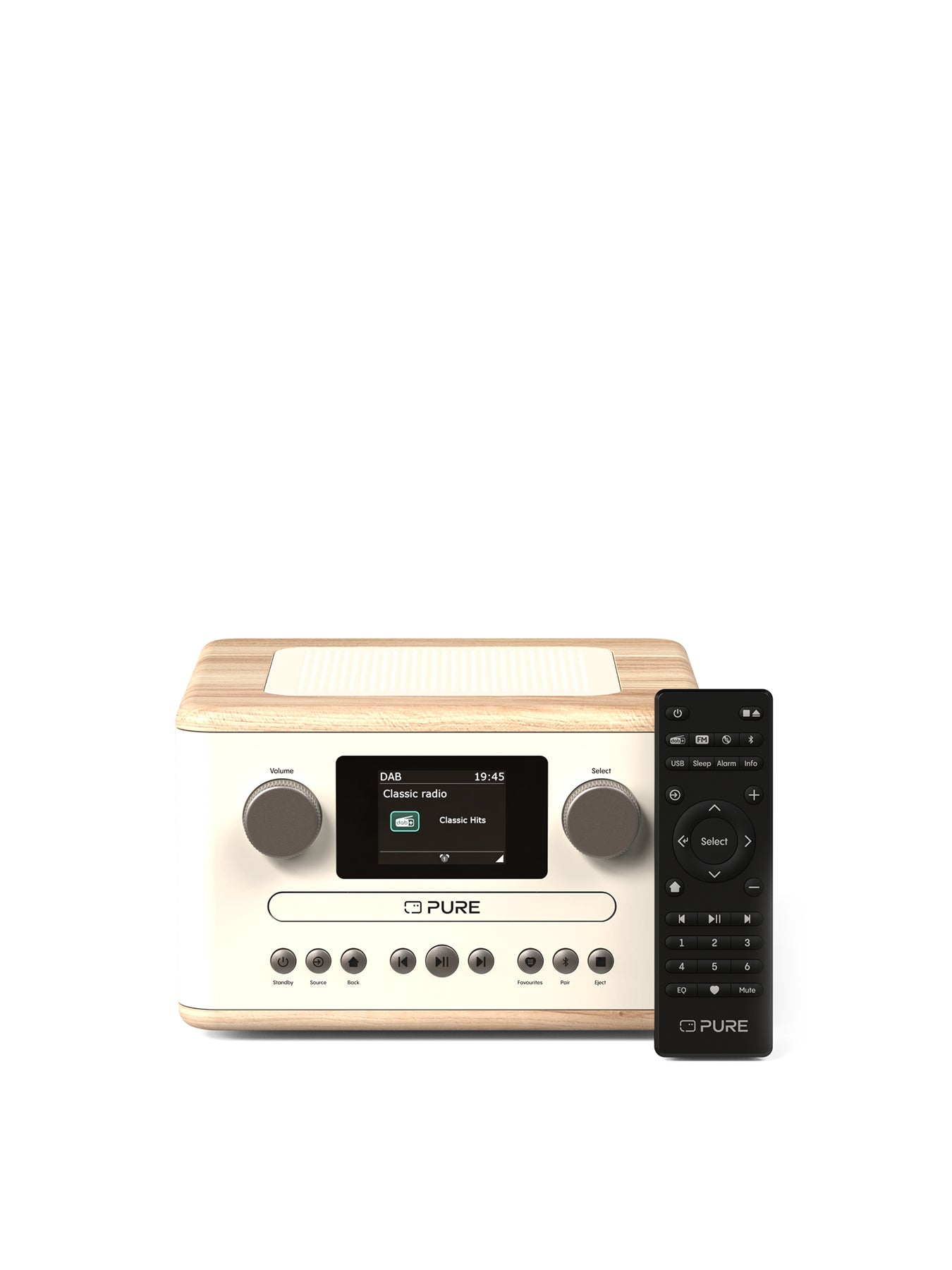 Classic C-D4 DAB Digital Radio White