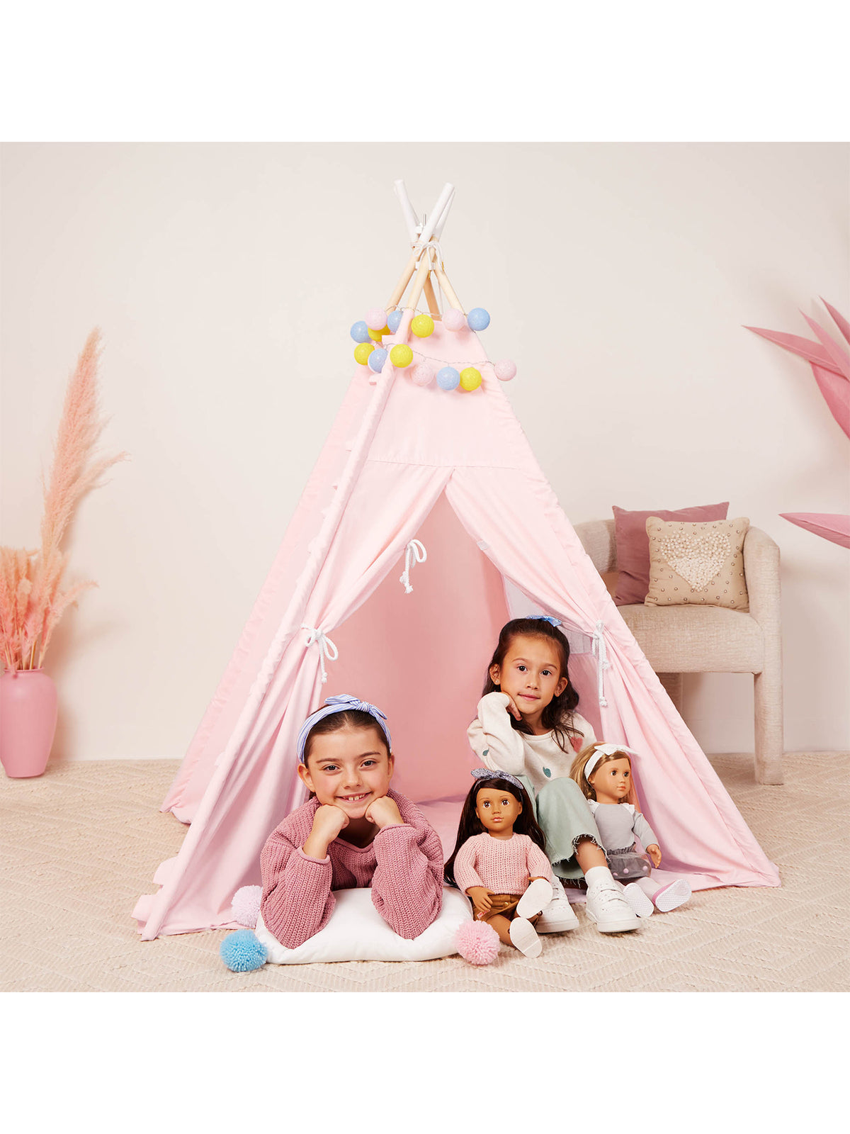 Pink Doll Tent