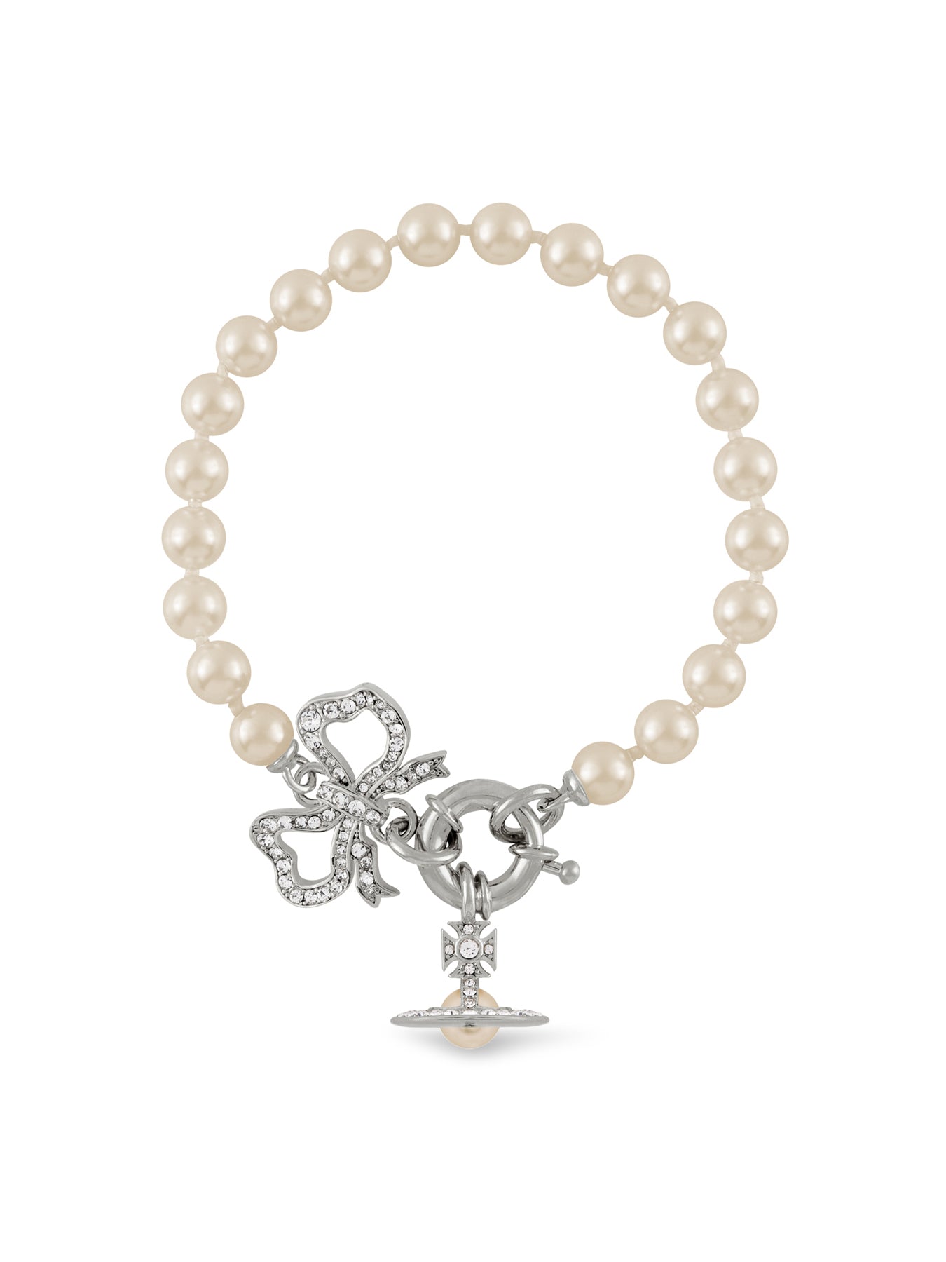 Rigoberta Pearl Bracelet Silver