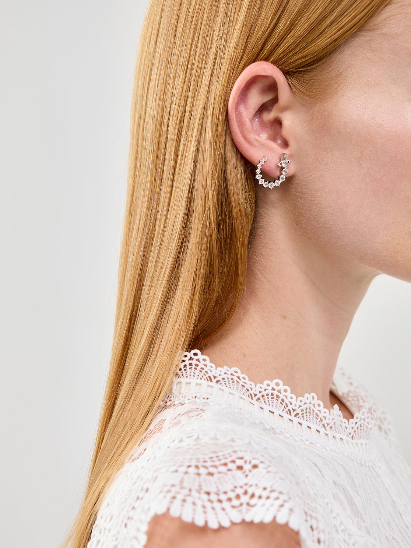Lydia Earrings Silver