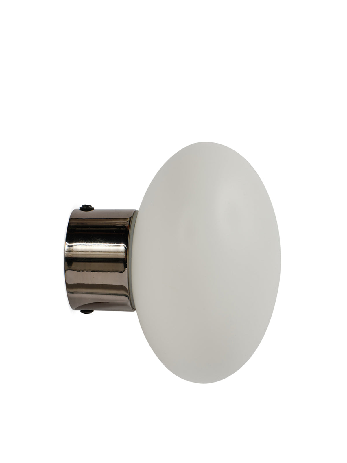 Ellipse LED Wall Light Black Chrome IP44