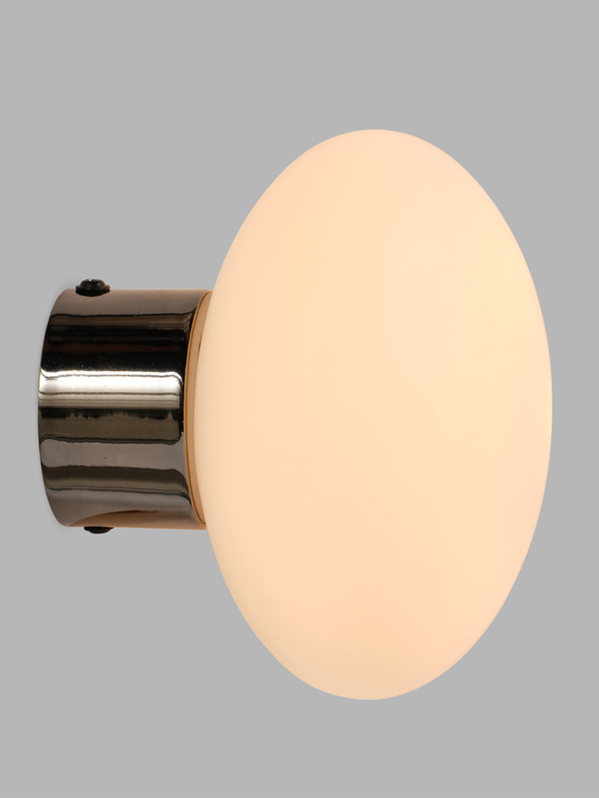 Ellipse LED Wall Light Black Chrome IP44