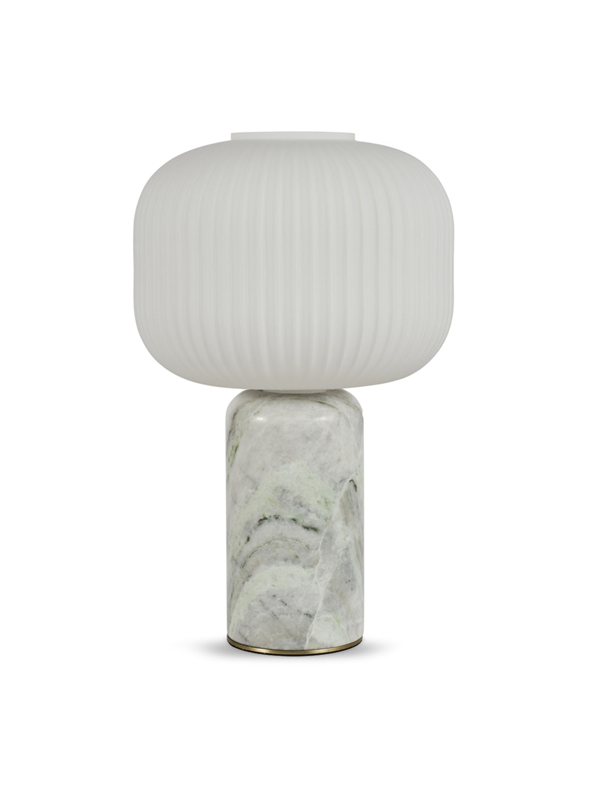 Opal Lantern Table Lamp Jadeite Marble