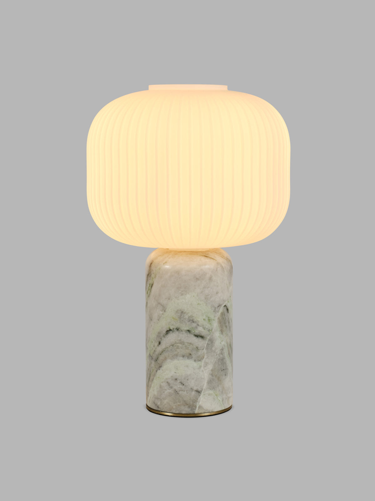 Opal Lantern Table Lamp Jadeite Marble