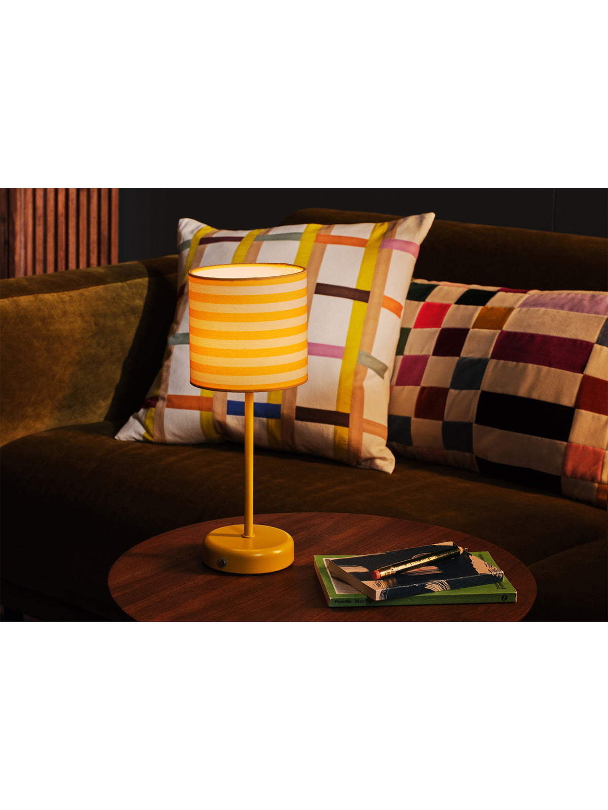 Raie LED Portable Table Lamp Yellow