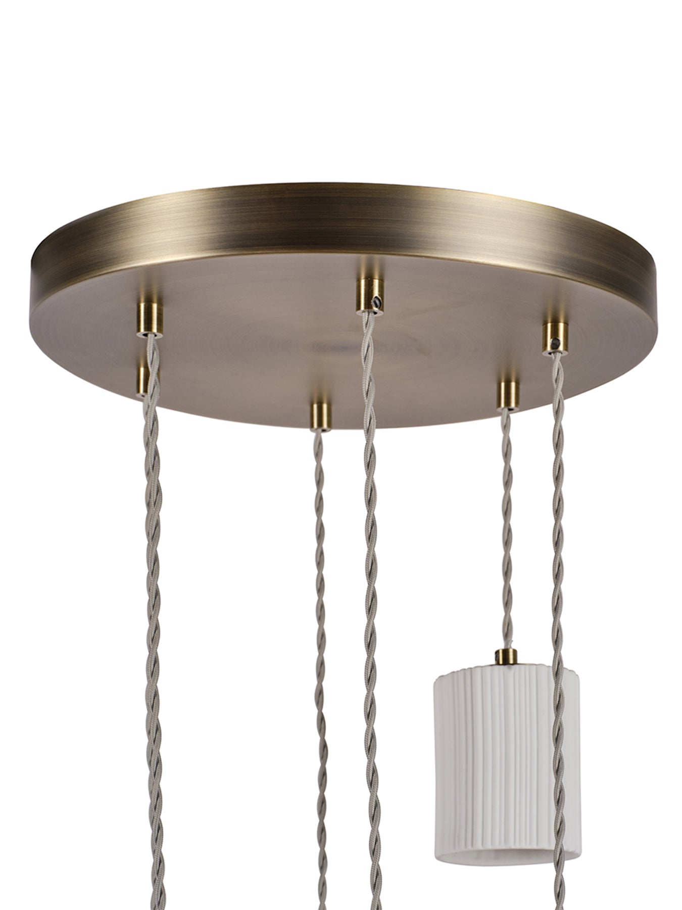 Reef Porcelain 6 Light Cluster Pendant