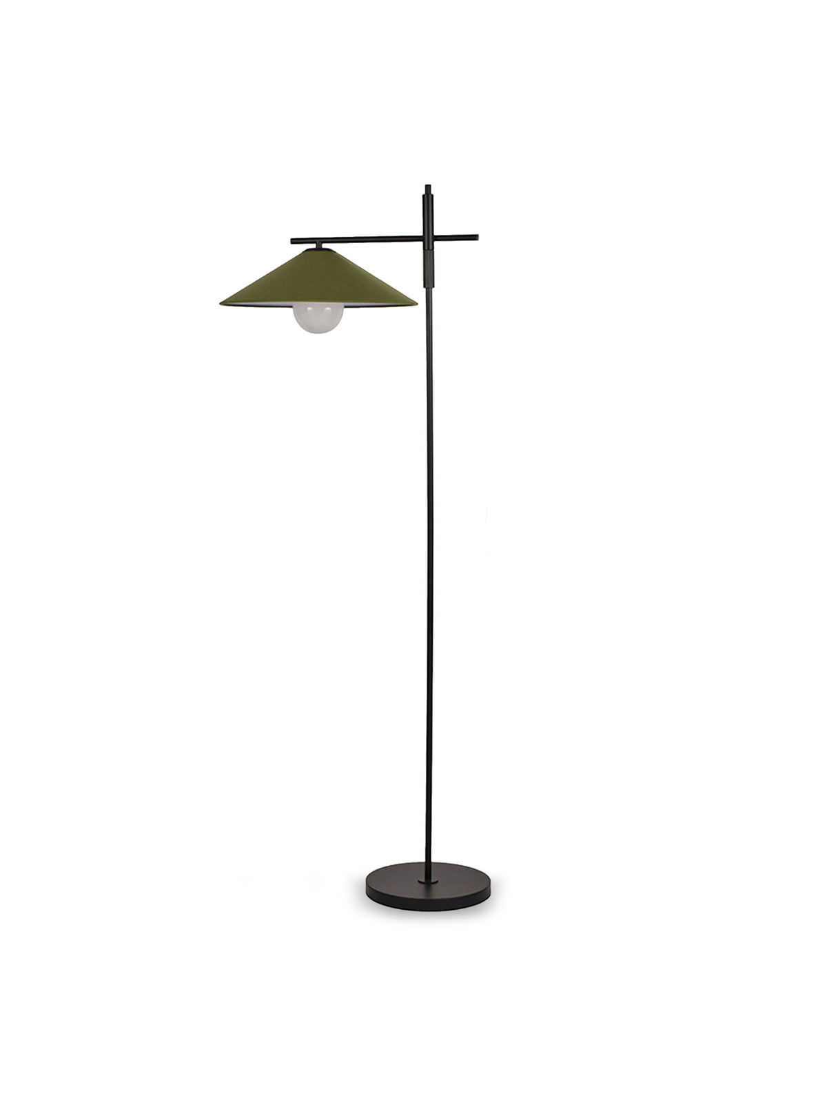 Armstrong Adjustable Floor Lamp Black/Green