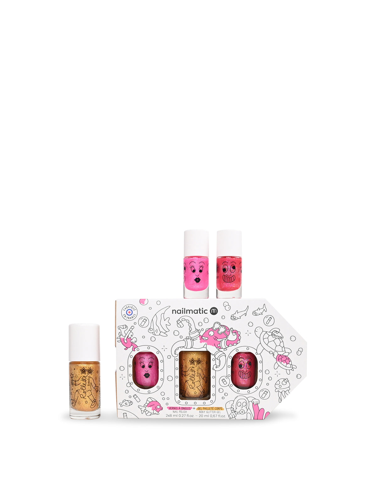 Kids’ Bus Party Nail Set Multi