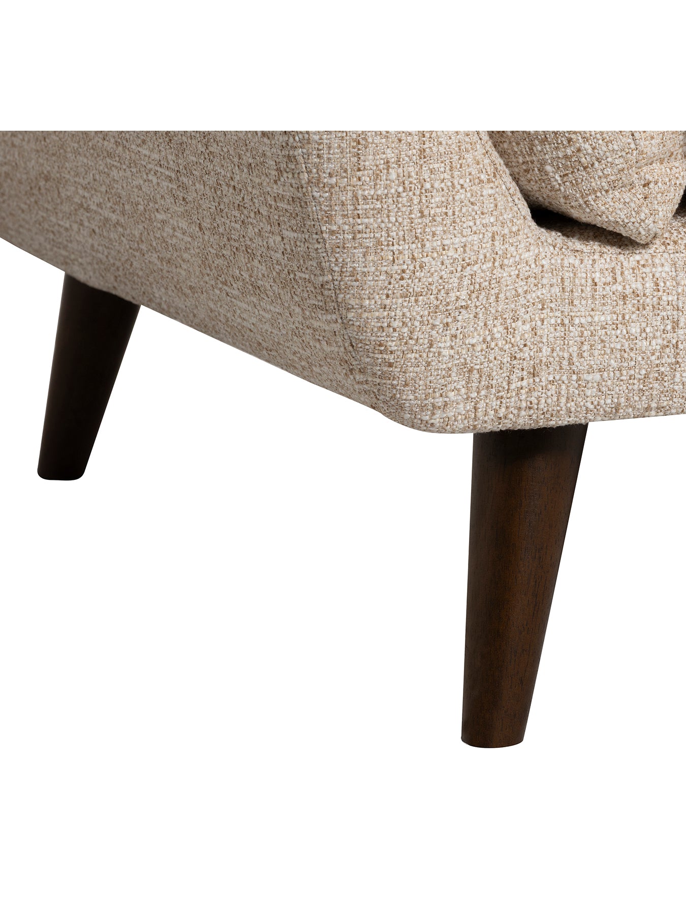 Malmo Neutral Fabric 3 Seater Sofa