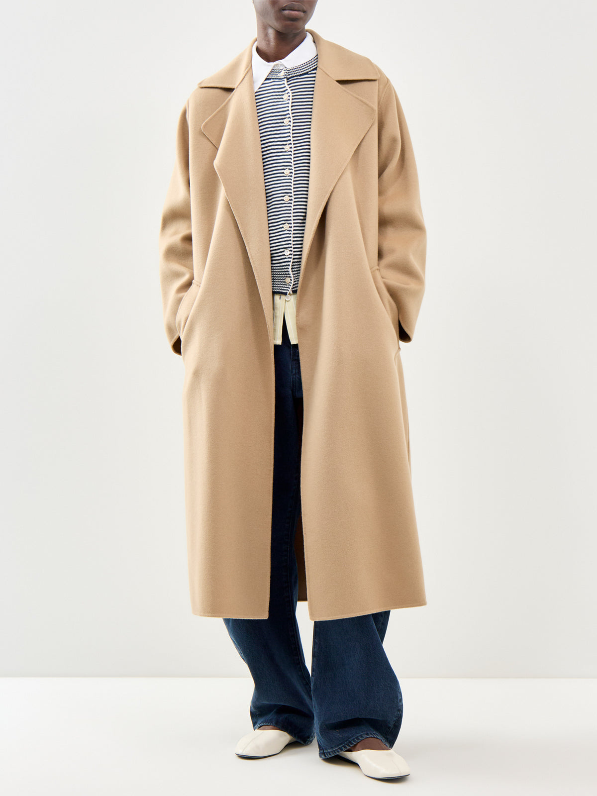 Operoso Wool Coat Beige