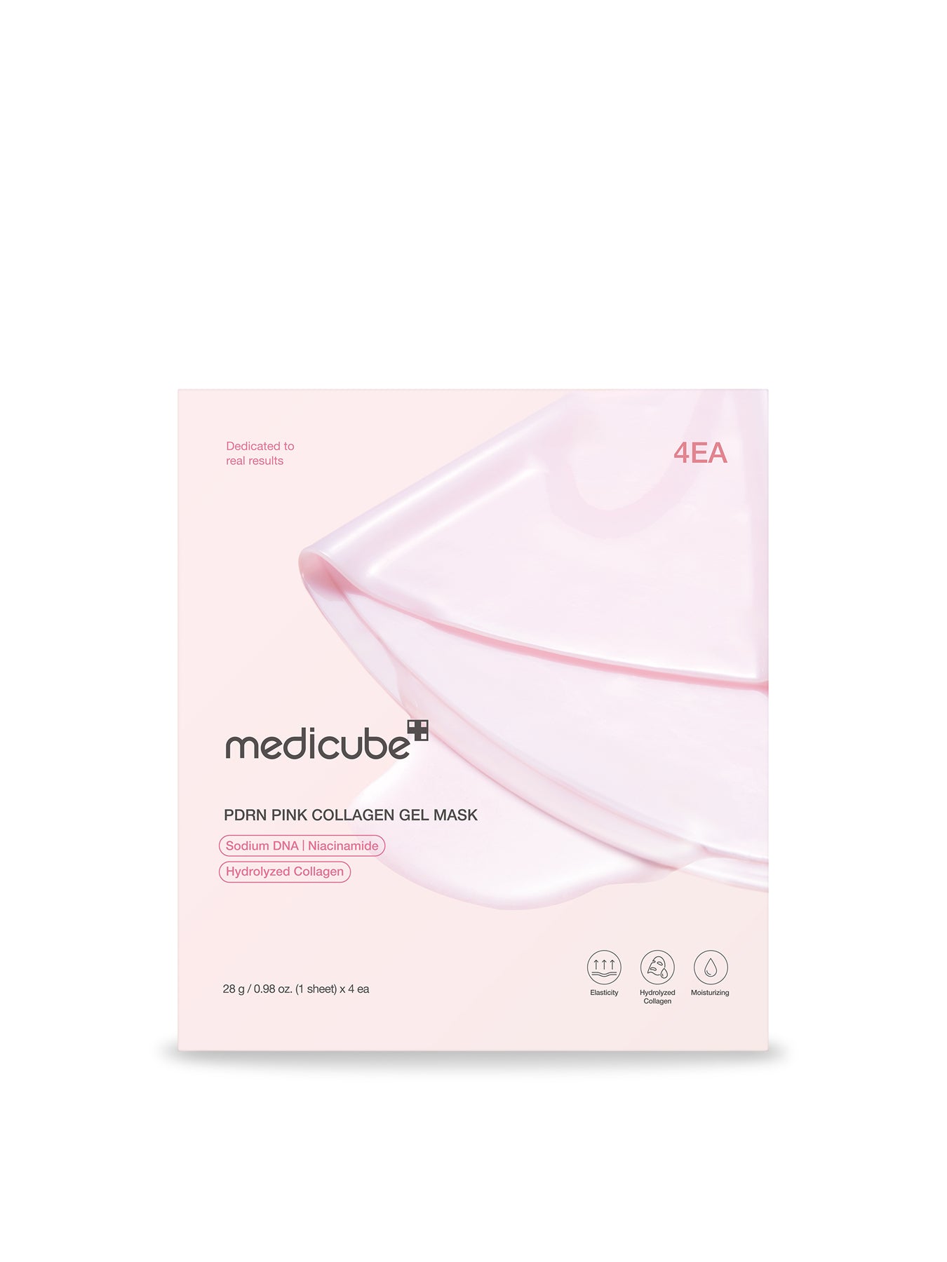 PDRN Pink Collagen Gel Mask 4 Pack
