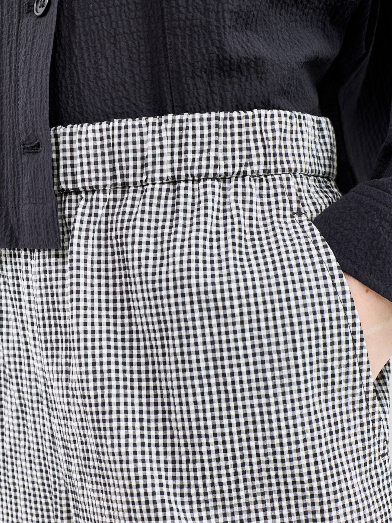 High Waisted Tapered Ankle Trousers Print