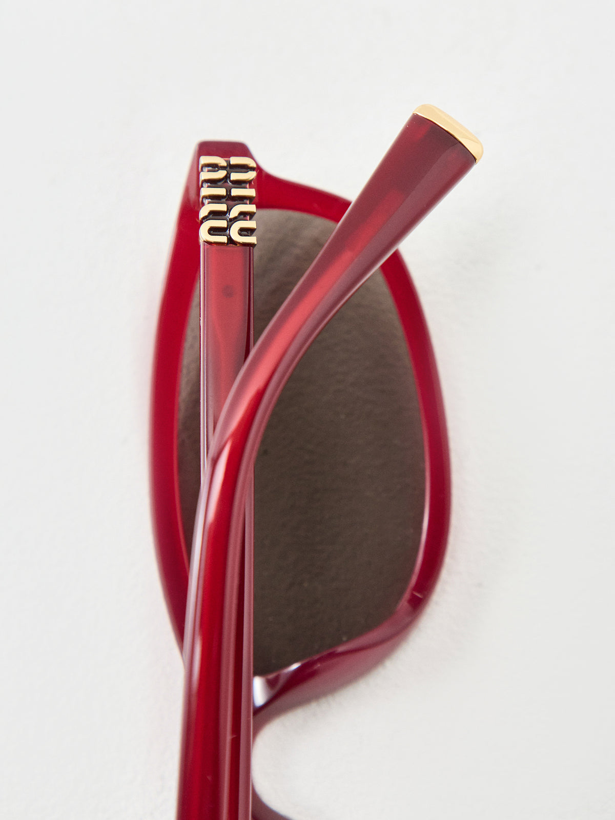 Narrow Sunglasses Burgundy