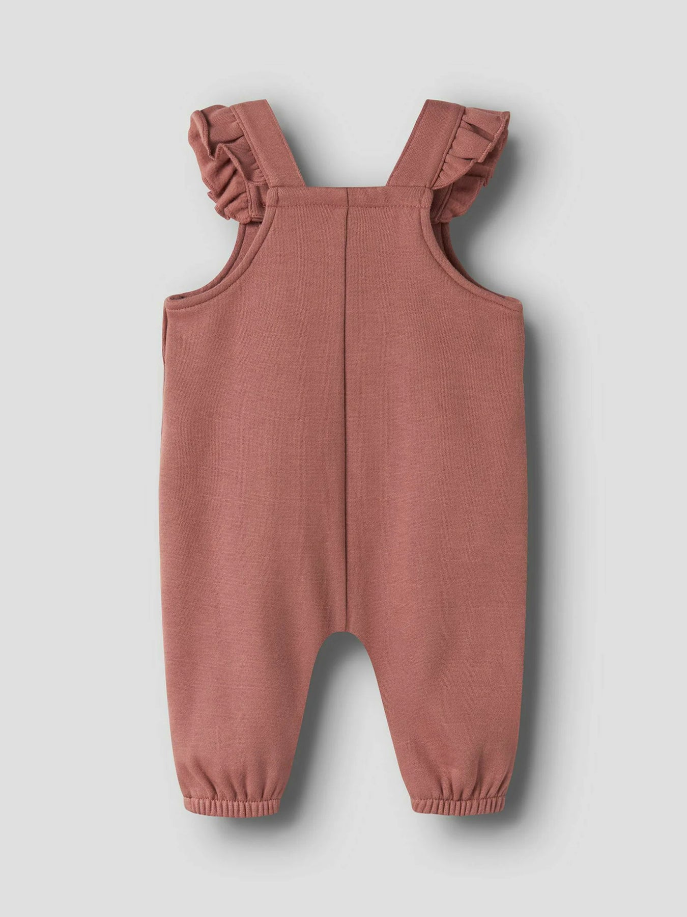 Organic Cotton Knitted Dungarees - Withered Rose