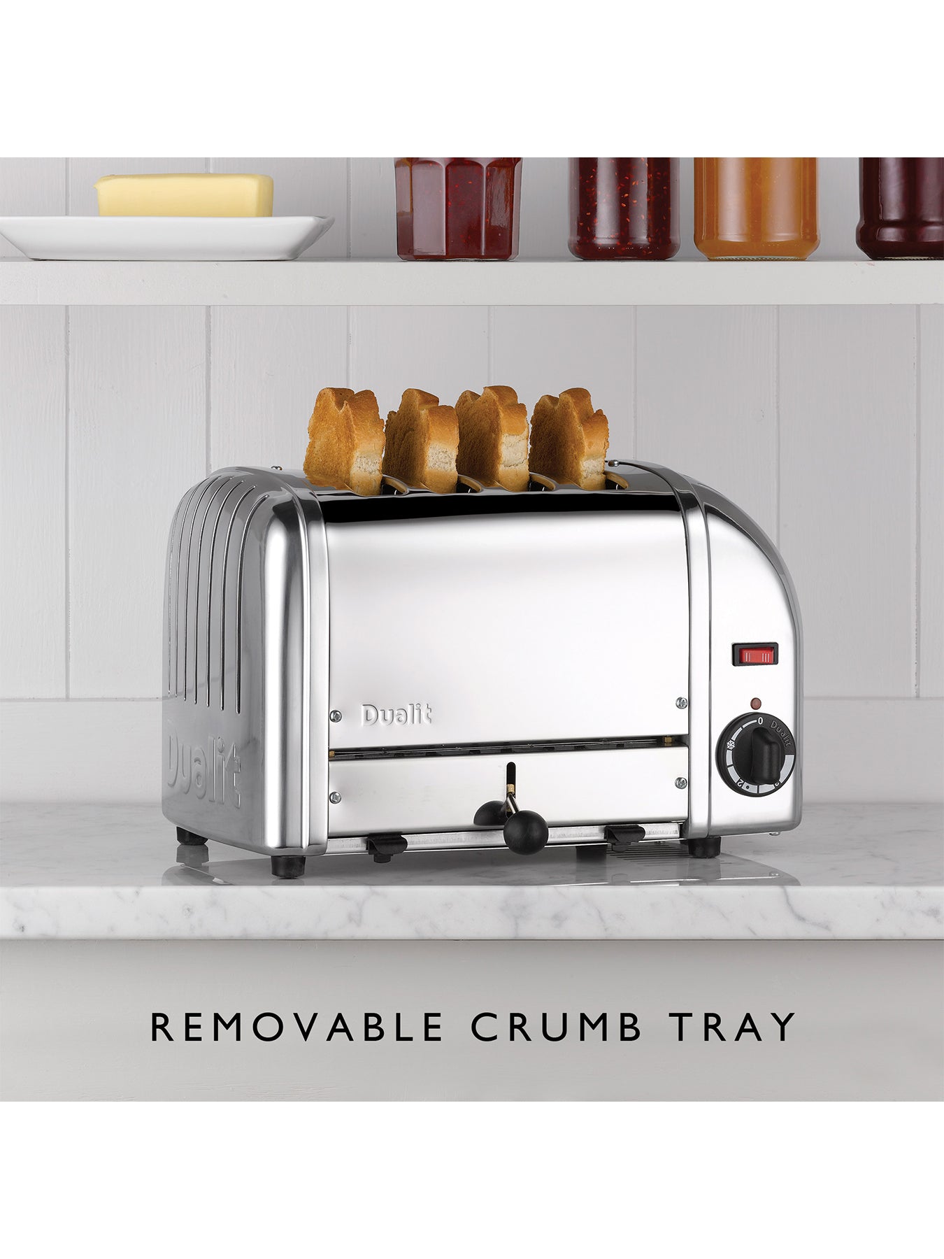 Classic 4-Slot Toaster Silver