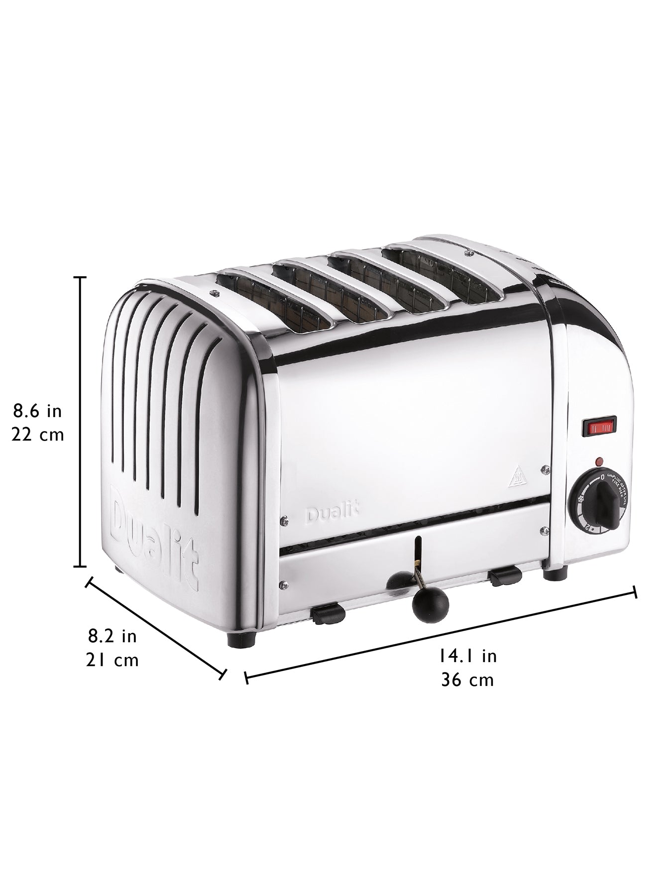 Classic 4-Slot Toaster Silver