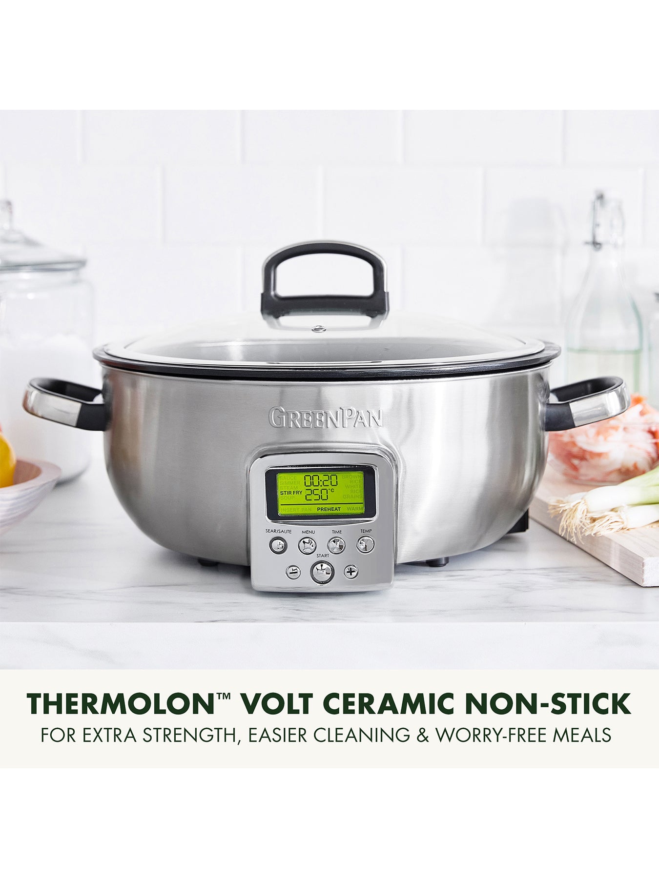 Elite Omnicooker 5.6L Multi Cooker Stainless Steel