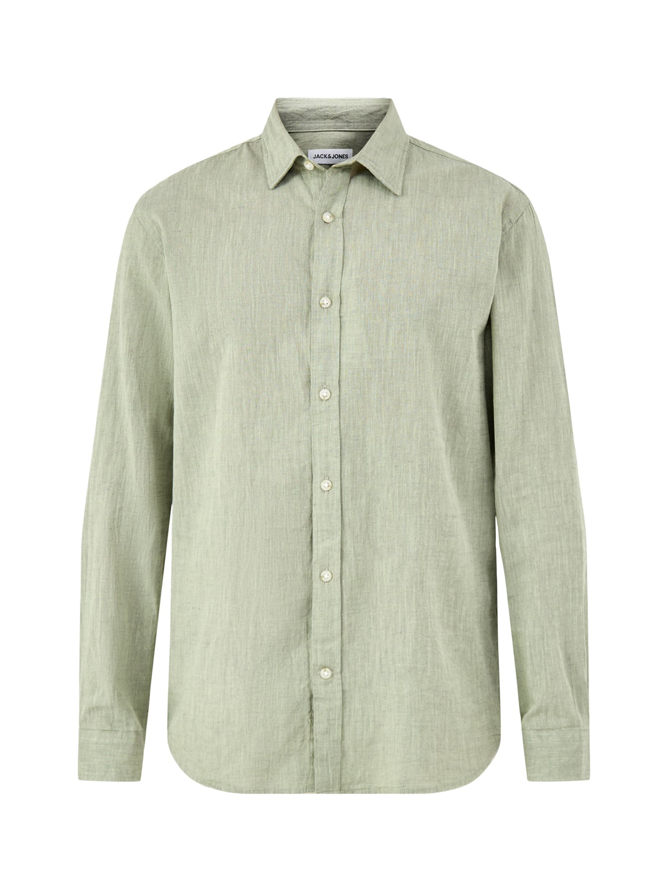 Summer Linen Blend Shirt Green