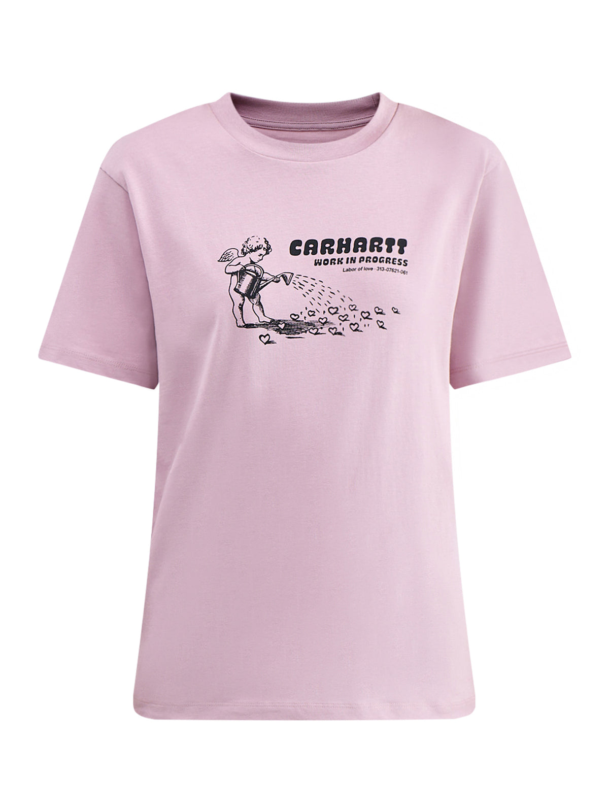 Bumper Sticker Graphic T-Shirt Pink