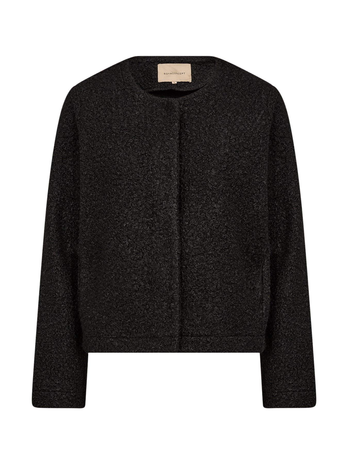 Shaima Faux Fur Jacket Black