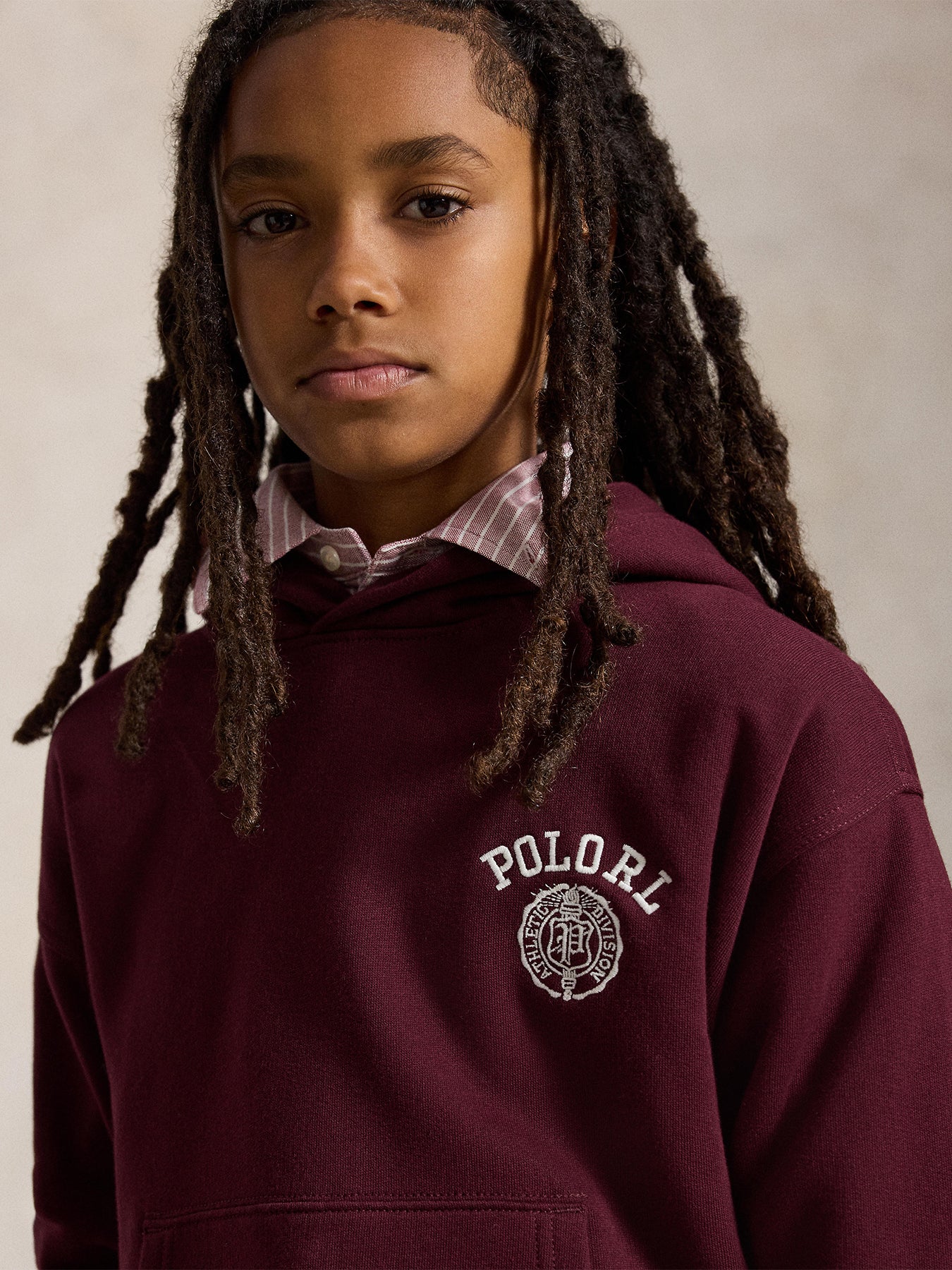 Kids' Knit Sweatshirt Red