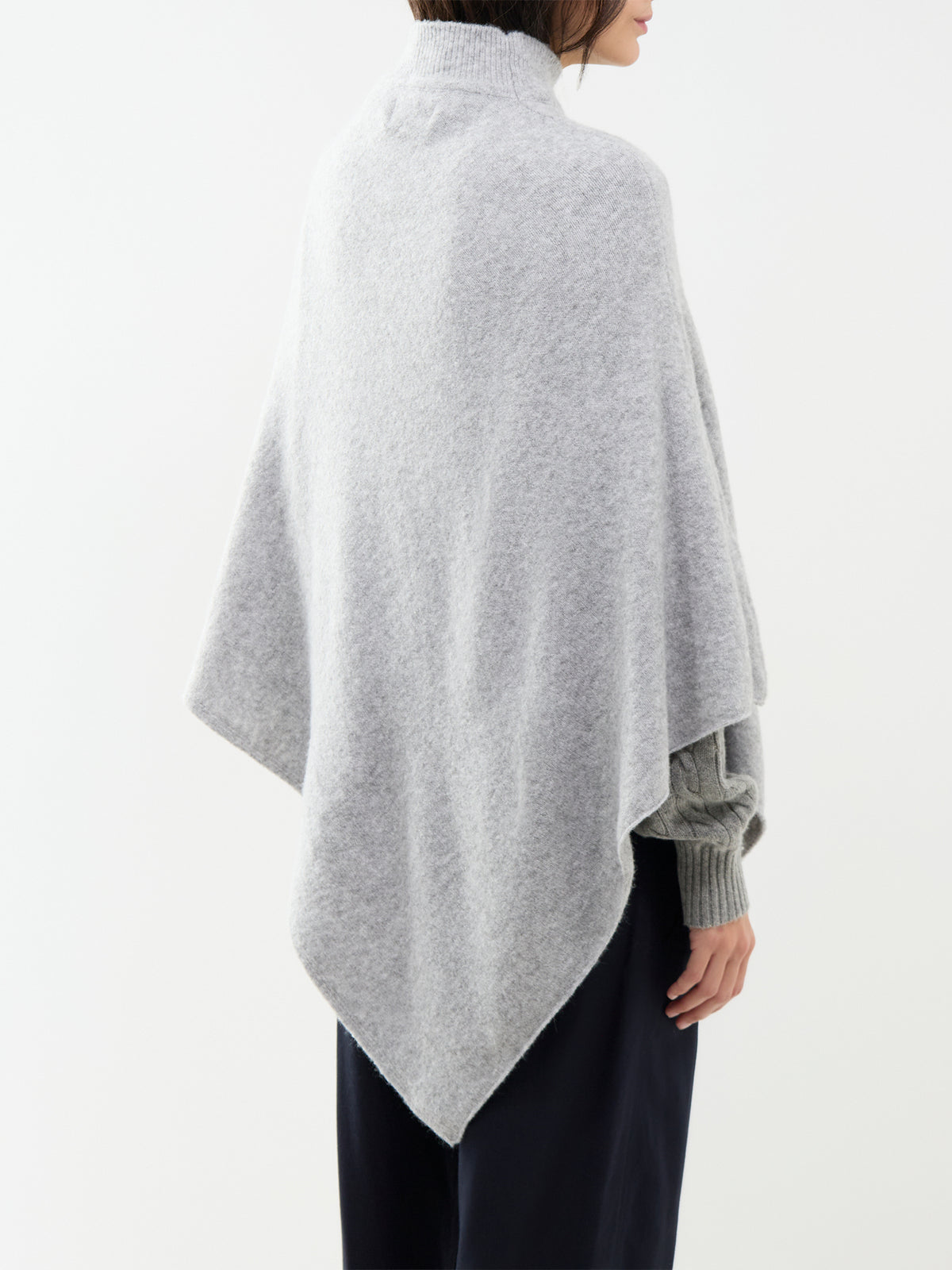 Fortuna High Neck Poncho