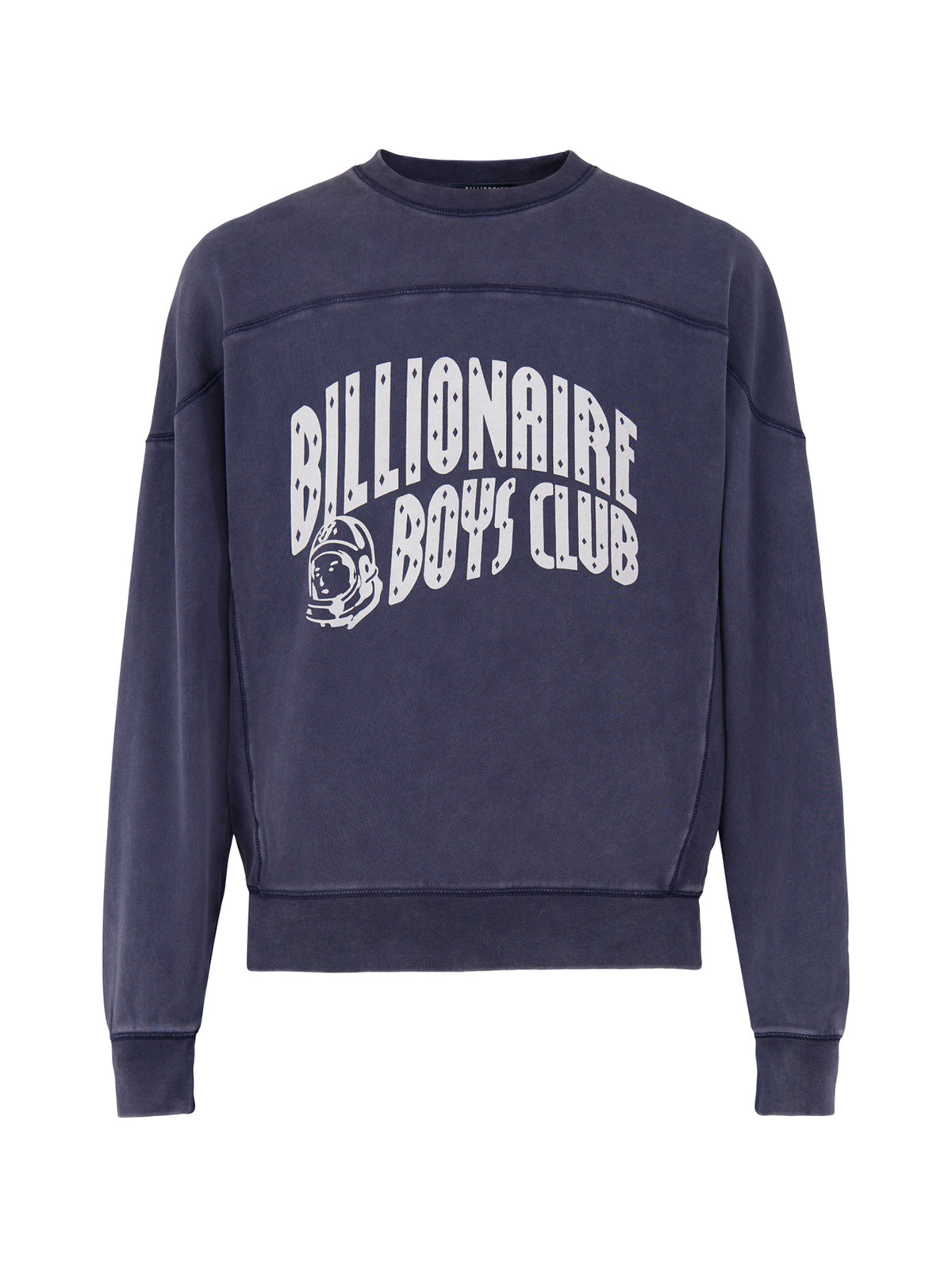 Washed Arch Logo Cotton Sweatshirt