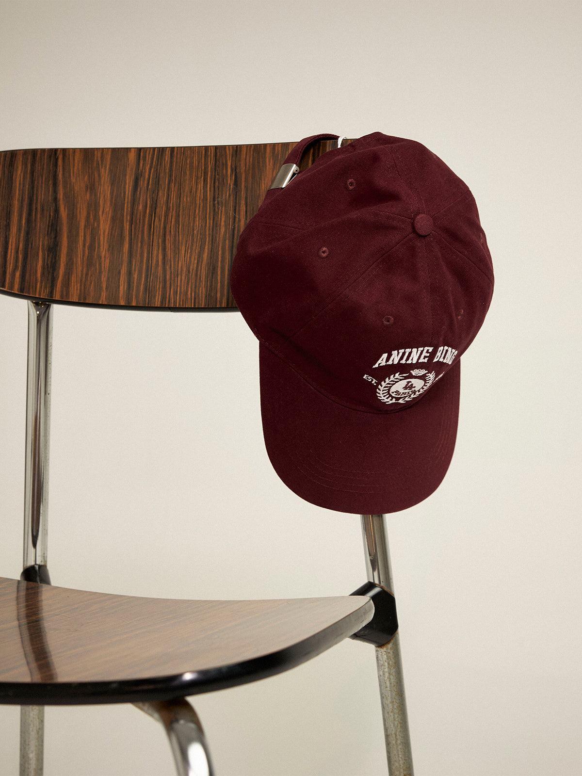 Jeremy Collegiate Baseball Cap Burgundy