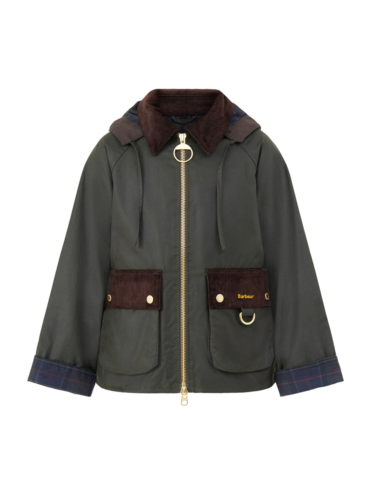 Barbour Carville Wax Jacket Fern