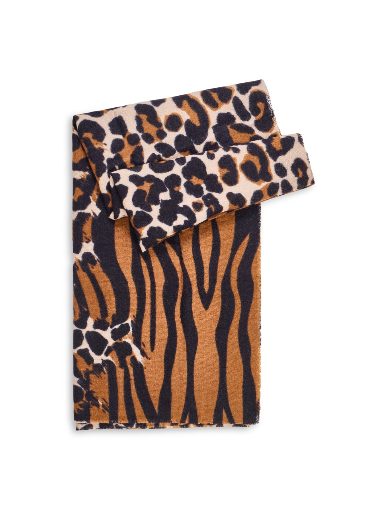 Cleo Scarf - Black / Brown
