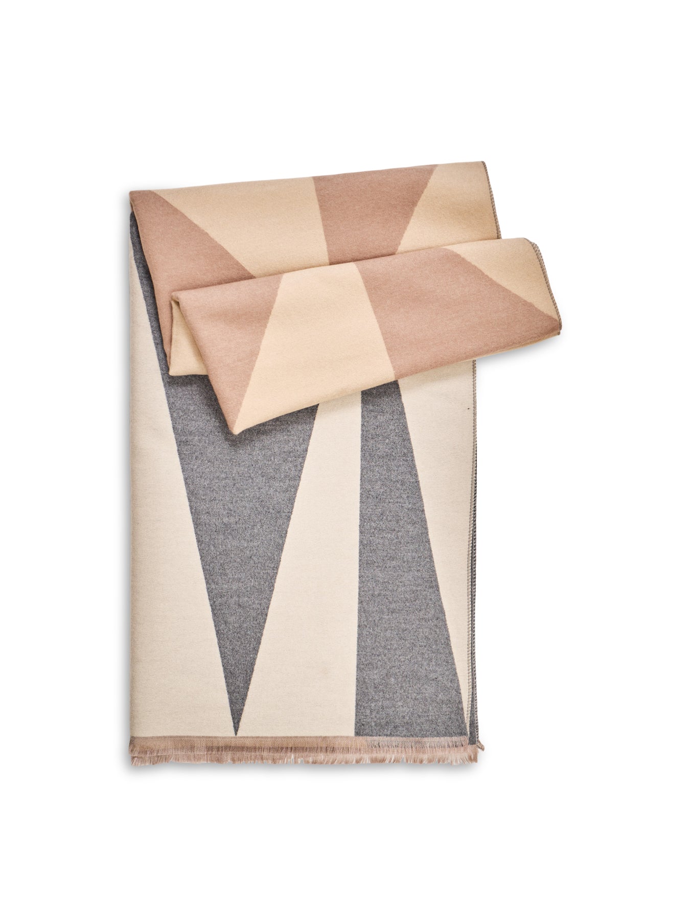 Laya Scarf - Camel / Grey